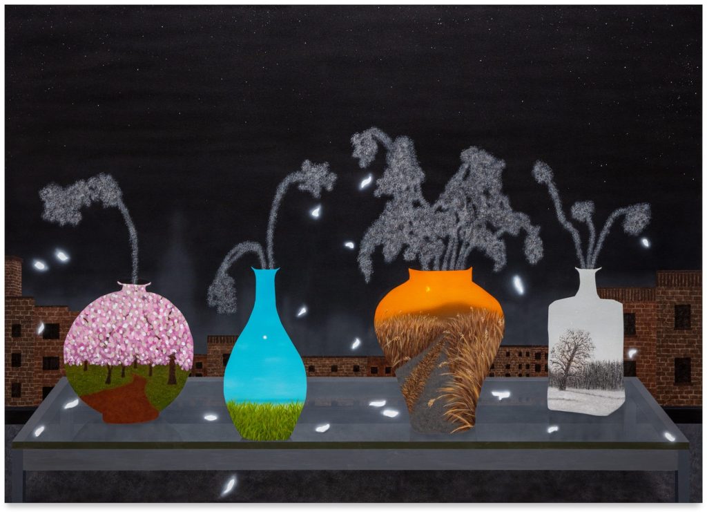 Porcelain Vessels Are Portals Through Time and Space in Paintings by Sung Hwa Kim