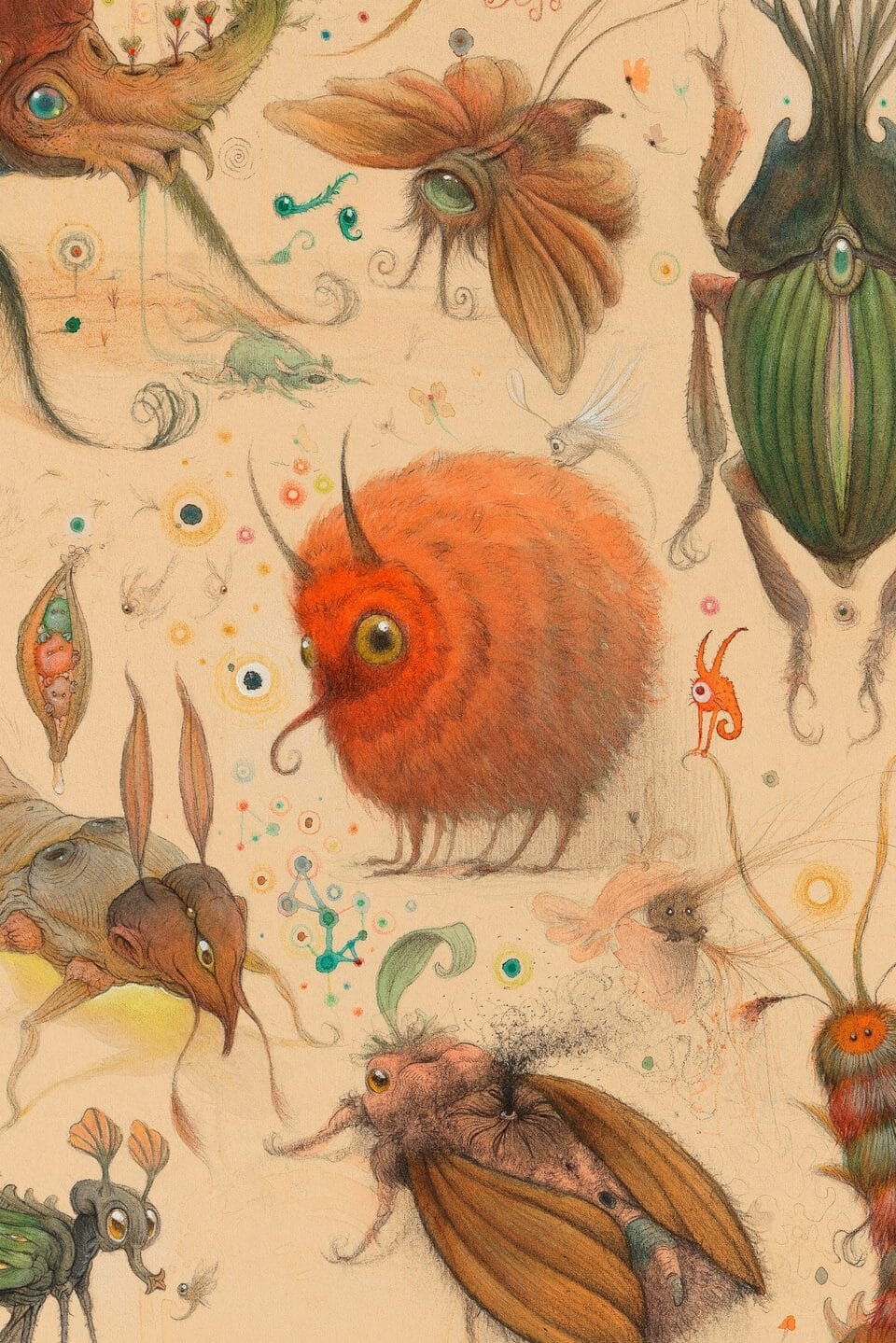 a detail image of fantastic characters