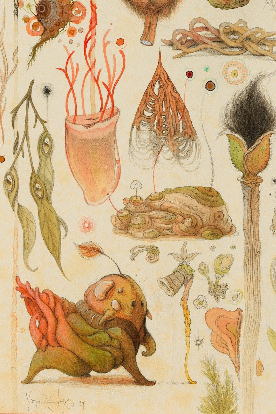 a detail image of fantastic characters