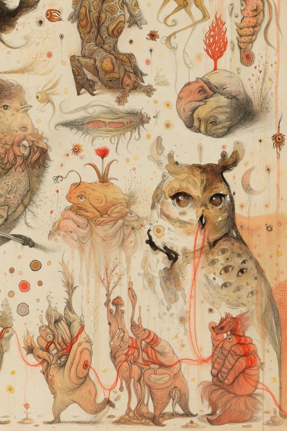 a detail image of fantastic characters