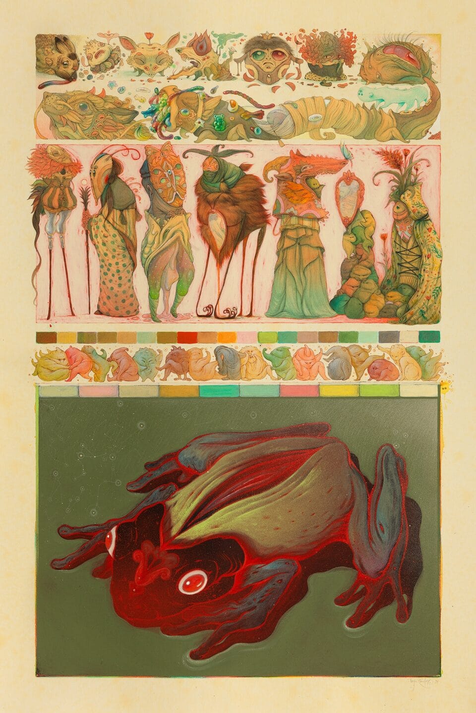 a collection of fantastic characters